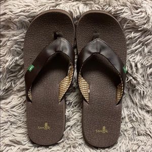 Mens Sanuk flip flop sandals.  Sz 11